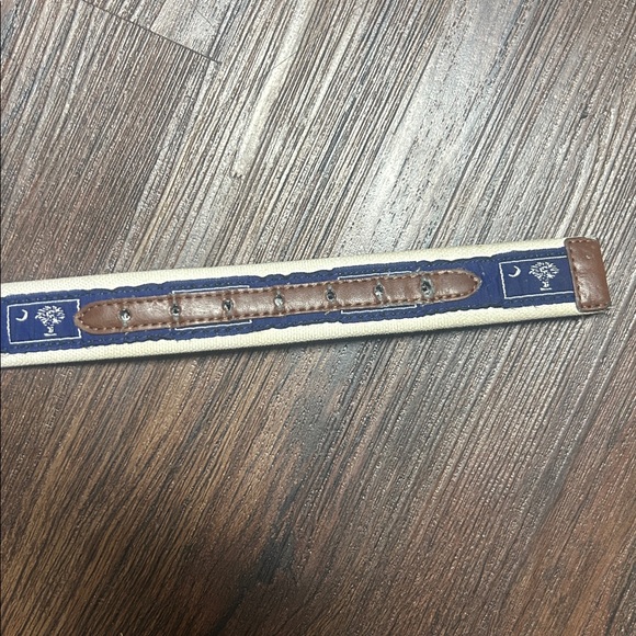 South Carolina state flag and brass buckle children's belt size small 22-24 - Picture 3 of 5